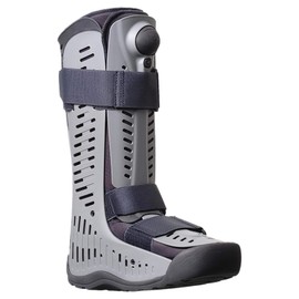 Ossur Rebound Air Walker Boot with Compression Adjustable Comfortable Straps & Air Pump Rocker Bottom | For Ankle Sprains, Stable Fractures, Tendon Sprains & Post-Operative Rehab | (Low Top, Small)