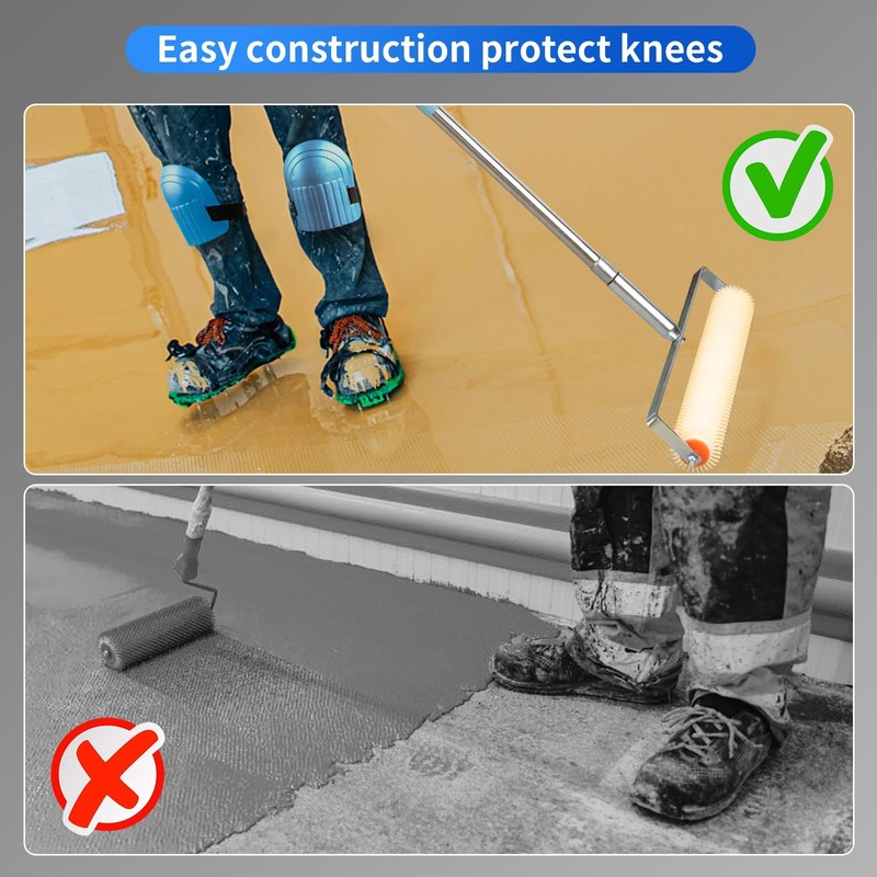 BTYCityMao Upgraded Self-Levelling Cement Tool Kit - Floor Construction Roller