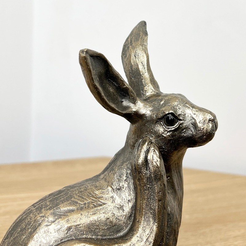 Alfie Francis 19cm Tall Scratching Hare Animal Ornament for Living