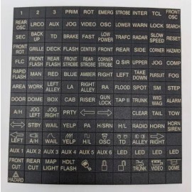 Federal Signal Smart Siren SS2000 Pathfinder Platinum SSP Legend Sheet Z8572294D