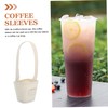 MAGICLULU Milk Tea Cup Cup Sleeves Heat Insulated Leak Canvas