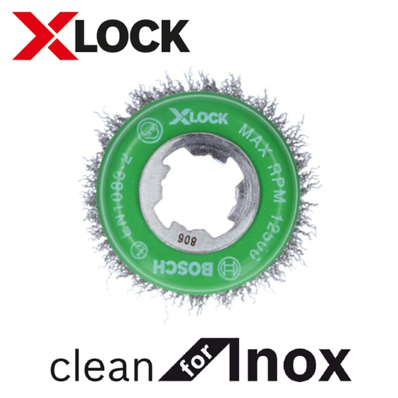 Bosch 2608620728 X-LOCK Cup Wire Brush, Cup Shape, 3.0 inch
