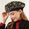 YeeHeen Women Bling Beret Hats Sparkly Sequin Glitter Beanie Hat