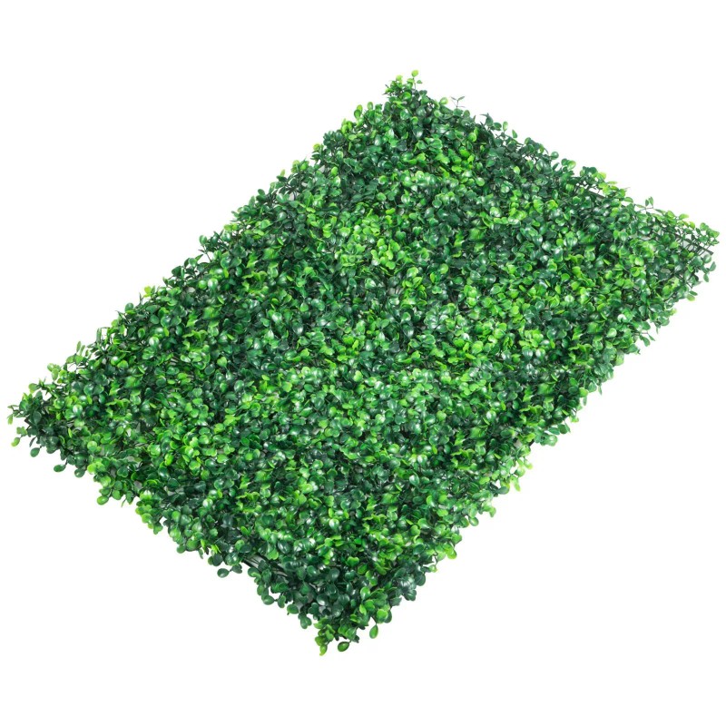 12pcs 24\"x16\" Artificial Boxwood Hedge Wall Panels 32 SQ Feet