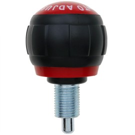 safycaby 1 PCS M16 Pop Pull Pin Knob Pull Pin Spring Knob Replacement Parts for Home Exercise Bike Height Adjustment Screw Equipment Red