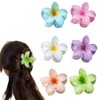 SensaBliss Plumeria Hair Accessory, Flower Hair Clip, Photo Accessory, Hair