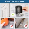 Key Safe, Wall Mounted Key Safe Key Box with 4-Digit