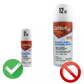 Cermark Ultra Laser Marking Aerosol for Metal High Resolution Permanent Marks