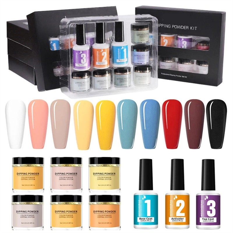 Nail Art Infiltration Powder Set Dipping Powder Nail Glitter Nail