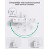 Surge Protector Outlet Extender with Rotating Plug, 6 AC Multi