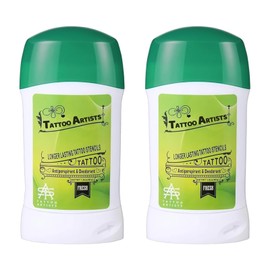 2 Stück Tattoo Transfer Creme, Tattoo Transfer Gel, Professionelle Tattoo Stencil Gel für Schablonenpapier, Tattoos Zubehör, Langlebige und präzise Anwendung für Haut, Sicher und feuchtigkeitsspendend