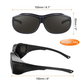 HARFINGTON Welding Safety Glasses IR Shade 5 PPE Protective Glasses Light-Proof Anti-Scratch Wrap-Around Lens Lightweight CE Certified Protective Welding Eyewear for Men Women Eye Protection