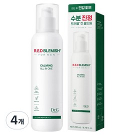 Dr.G Red Blemish for Men Soothing All-in-One, 200ml, 4 pcs. / 닥터지 레드 블레미쉬 포 맨 진정 올인원, 200ml, 4개