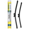 24"+19" Front Windshield Wiper Blades Compatible with VW Volkswagen Jetta