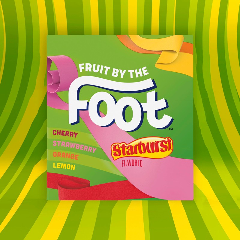 Fruit by the Foot Fruit Flavored Snacks, Starburst, Variety Pack,