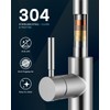 WEWE Kitchen Faucets with Pull Down Sprayer, Leak-Proof Stainless Steel