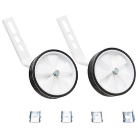 BIKESTAR® Universal Stabiliser Kit for 12/14/16inch Kids Bikes ★ Suitable for mounting on the rear axle ONLY! ★ Colour White
