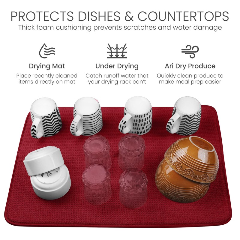 Bellemain XXL Dish Mat 24" x 17" ( LARGEST MAT