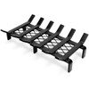 WILLOW WEAVE 13" Fireplace Grate with Ember Retainer, Wood Stove