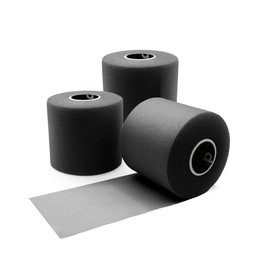 d3 Foam Underwrap 70mm x 27m Pre-Tape Wrap Black (3 Rolls) Chafe-Free Protective Physio Sports Lightweight Shinguard Hairband Joint Strapping