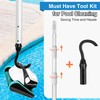 Dunkive Retrieval Hook for Robotic Pool Cleaner with Telescopic Poles,