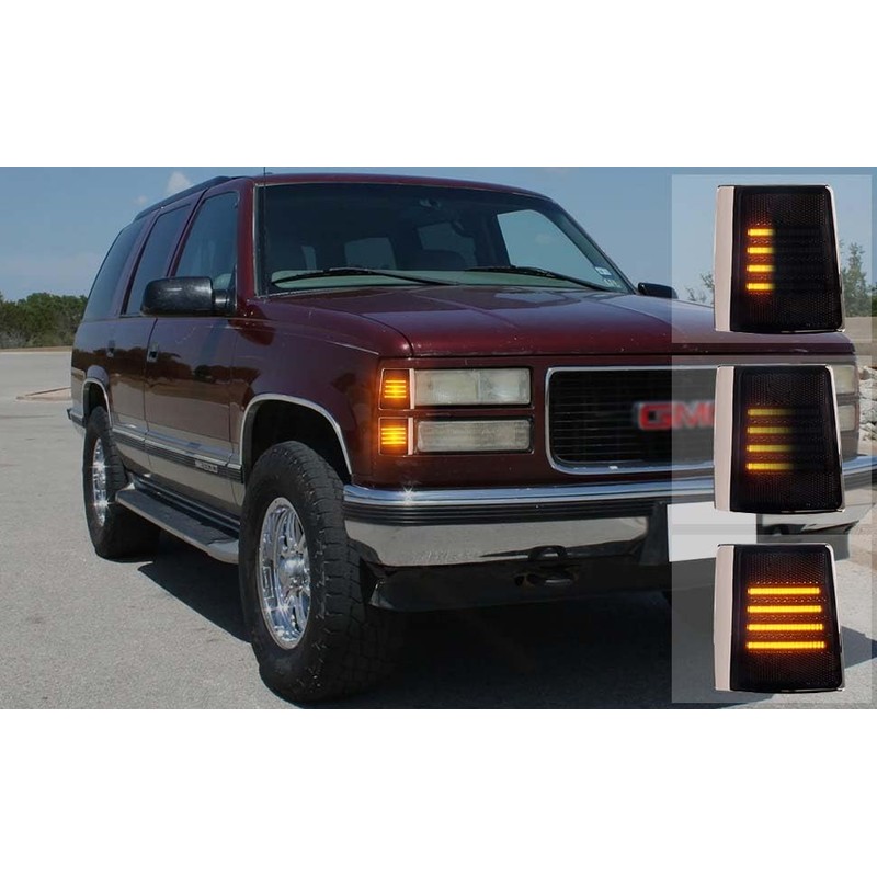 Gempro Sequential Amber LED Corner Side Marker Turn Signal Lights