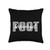 Foot Reflexologist Typeset Apparel Reflexology Throw Pillow