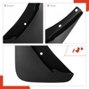 A-Premium Mud Flaps Compatible with Dodge Challenger 2015-2022 Coupe, No
