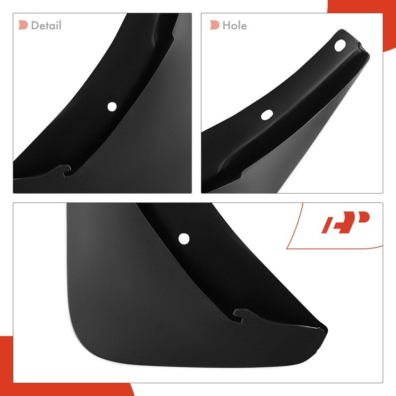 A-Premium Mud Flaps Compatible with Dodge Challenger 2015-2022 Coupe, No