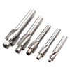 Chiloskit 5pcs M3-M8 Pilot Slotting Counterbore Mould End Mill Cutter