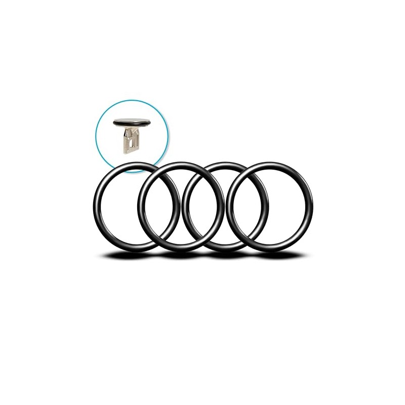 Sink Drain O Ring (4), Plunger Rubber Gasket for 3