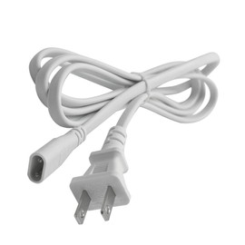 Hexagon LED Lights Power Cord, 1 to 2 Connectors Power Cable 2 Pin 2.7m Wire with Pushbutton for Hexagon Garage Light Fixture Connector Accessory Replacement/Spare for Honeycomb Lighting Systems