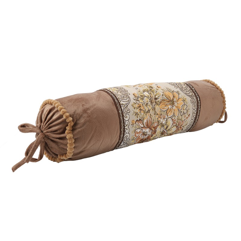 Foot Massage Cylinder Pillow Detachable Soft Foot Embroidery Cylinder Pillow