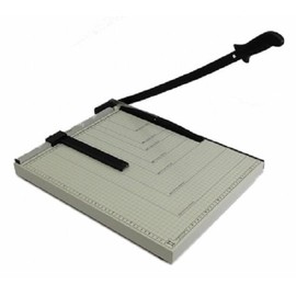 Paper Cutter Guillotine Style 10" Cut Length X 10" Inch Metal Base Trimmer