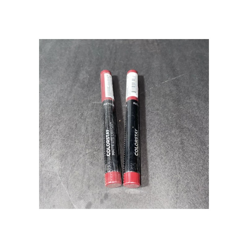 2 Pack Revlon Colorstay Matte Lite Lip Crayon 011 Lifted