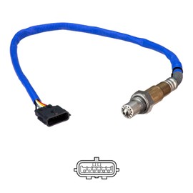 DELPHI ES21242-12B1 Lambda Sensor Before Catalytic Converter, Oxygen O2 Sensor Broadband Lambda Probe, Heated 370 mm