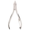 TITANIA Nail clippers approx. 10.5 cm, hardened, nickel-plated, pack of
