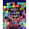 41Pcs Neon Party Decorations Glow in the Dark Party Supplies
