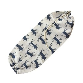 Plastic Bag Holder, Foldable Washable Grocery Bag Dispenser Recycling Shopping Bag Organizer Grocery Bag Storage Holder Carrier BagShopping Bag Holder Organizer and Dispenser for Home Kitchen (cat)