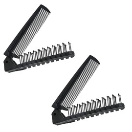 Foldable Comb, Pack of 2 Folding Comb, Beard Comb, Folding Brush, Small Hair Brush, Mini Hair Brush, Pocket Comb, Small Folding Hair Brush, Travel Hair Brush