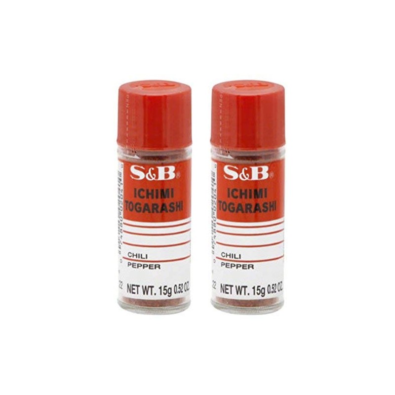[ Pack of 2 ] S&B Ichimi Togarashi, .52-Ounce Bottle