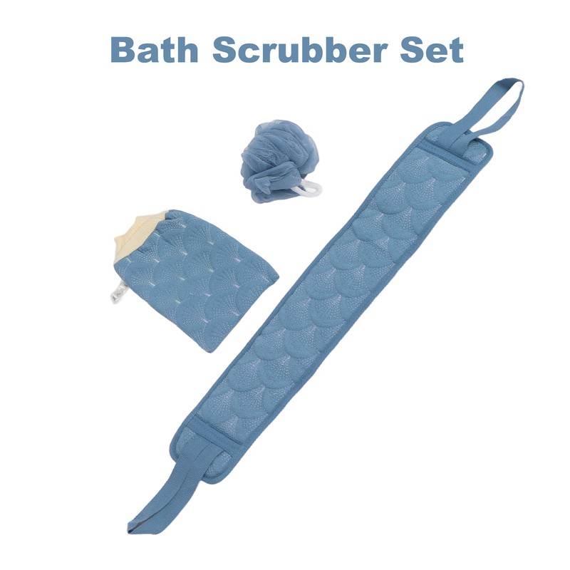 Exfoliating Back Scrubber Men Women Travel Portable Deep Cleansing Shower