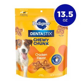 Pedigree DentaStix Chewy Chunx Dental Treats, Small/Medium Dog – 13.5 oz.