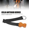 Cello Antiskid Device Maple Canvas Strap Thickened Sponge Metal Ring