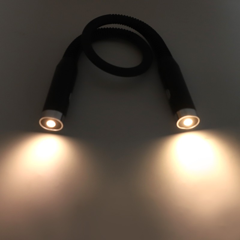 LED Neck Reading Light 3 Colors 3 Brightness Levels Bendable