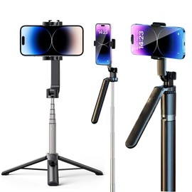 Fourmor 2024 Neuer Selfie-Stick, 360-Grad-Vierachsen-Anti-Shake-Mobile-Live-Übertragung, tragbare Lagerung, Outdoor-Bodenständer-Stativ