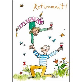 Retirement Card (WDM4051) Quentin Blake - Made For Each Other