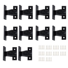 10PCS BMYUK keku Push in Panel Clips Plinth Fasteners Fittings Press Fit ABS Quick Hidden Furniture for Cupboard Cabinets Wardrobe Bath Bed Table