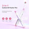 Saviland 3-in-1 Cuticle Remover and Nail Care Pen