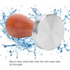 51mm Stainless Steel Coffee Tamper Wooden Handle Coffee Powder Hammer